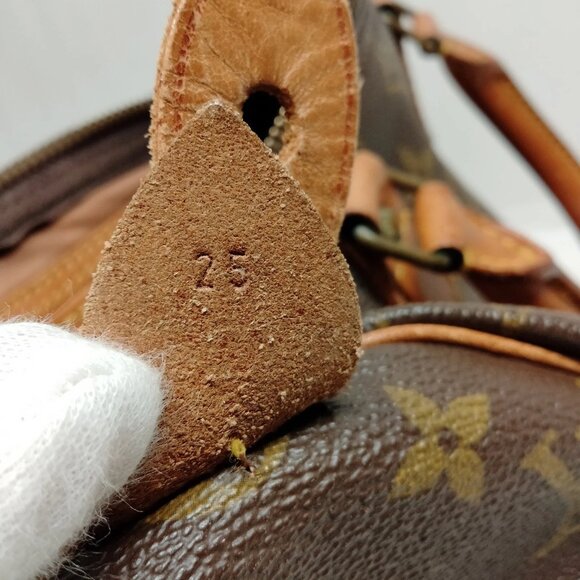 Authentic Louis Vuitton Speedy 25 Brown Monogram Hand Bag mn650-111725 - Picture 12 of 16